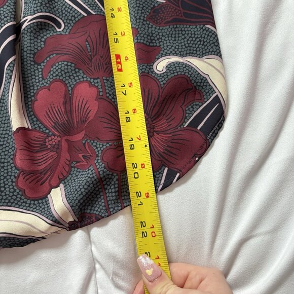 Ann Taylor Women Size XS Floral Off Shoulder Top Blouse Officechic Business City - Picture 5 of 9